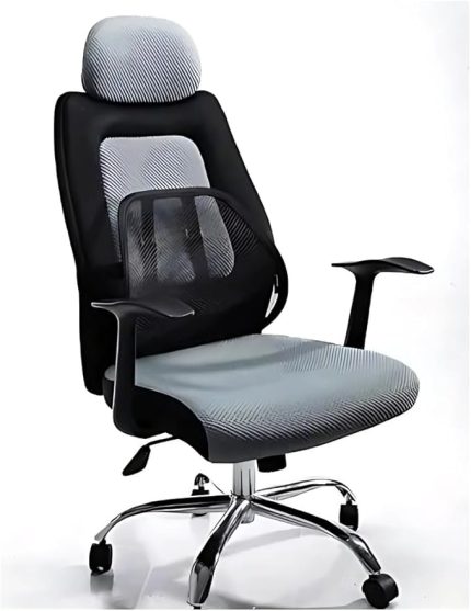 Sırt ve Bel Destek Minderi – Fileli Terletmeyen Ayarlanabilir Sırt Dayama Filesi | Ofis, Araba ve Ev Koltuğu için Ergonomik Bel Desteği