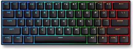 Ace 60 Pro%60 Hall Effect Uranus Manyetik Switch RGB Hotswap Siyah Mekanik Gaming Klavye