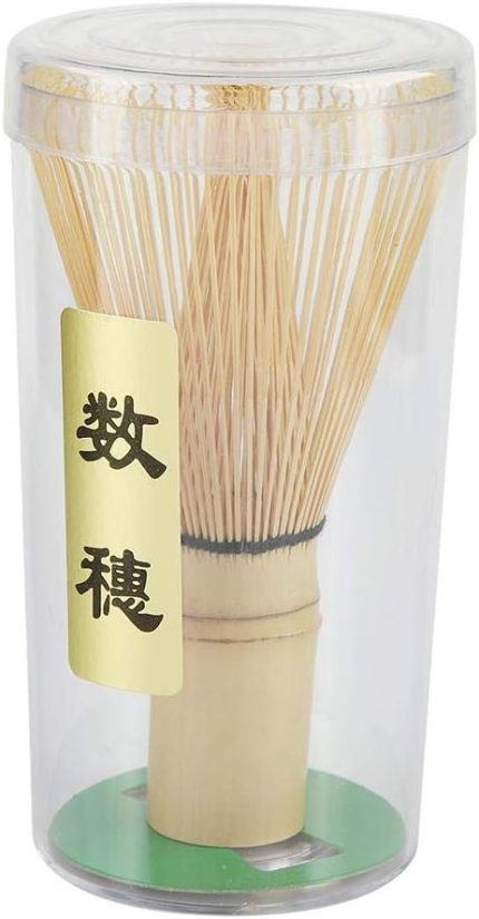 Çay çırpma teli - chasen bambu doğal bambu çay çırpma teli Chasen Matcha pudra fırçası aletinin hazırlanması (72 prong)