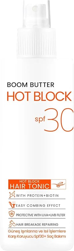BUTTER Isıl İşlem ve Güneş Koruyucu Hot Block SPF 30+ Saç Toniği 150ML