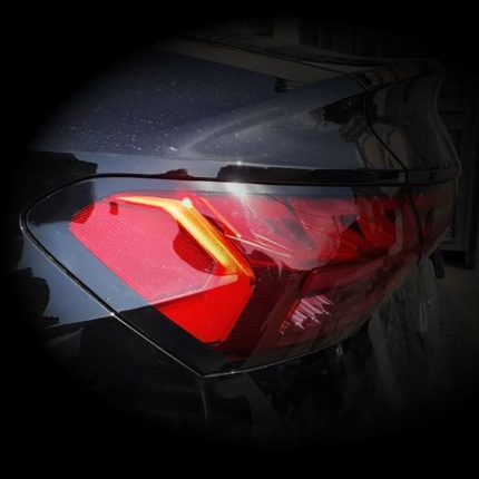 Design Audi A3 ile Uyumlu 8y Stop Çerçevesi Sticker Kolay Uygulama Uzun Ömürlü, Parlak Siyah Sedan