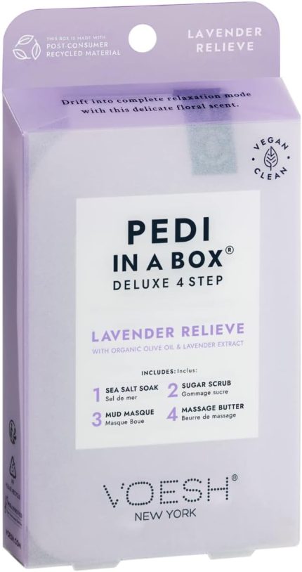 Pedi In A Box Deluxe 4 Adımlı Pedikür Seti Lavanta