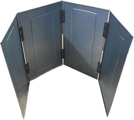 Rüzgarlık, Rüzgar Kesici 25X40Cm 4 Kanatlı, Piknik Tüpü, Kamp Ocağı, Taş Ocak, Mangal