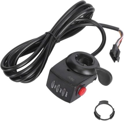 Elektrikli Scooter 36V Plumbic Acid Elektrik Miktar Ekranı E-Bisiklet Başparmak Gaz Kolu Bar Tutacağı