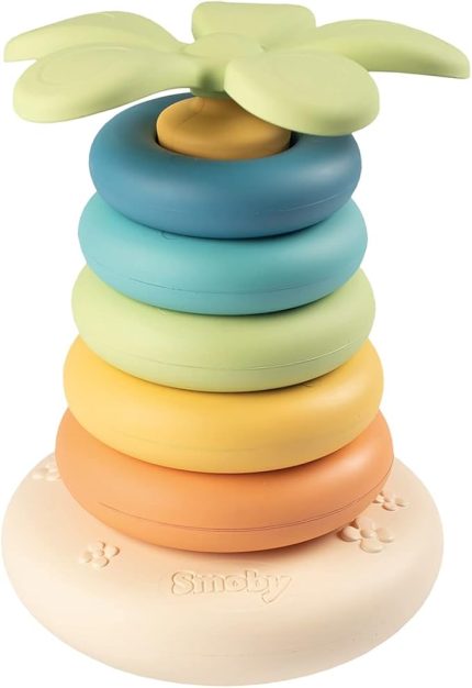 181202, S.Green Roly Poly Piramid Oyuncak, 5 Renkli, Geri Dönüştürülebilir, Eğitici ve Öğretici