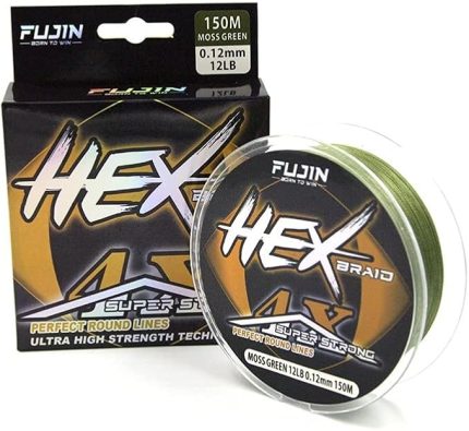 Hex Braid x4 Moss Green PE İp Olta Misinası 150mt 0,12 mm