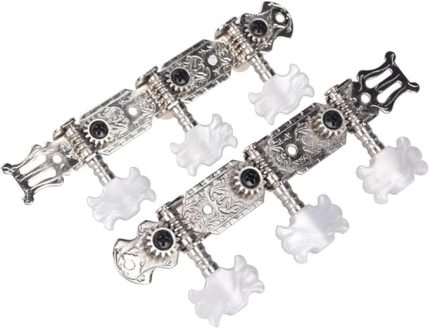 Gitar telleri için akort fırdöndü, klasik gitar için profesyonel mekanikler, akort cihazı için yedek parçalar, kolay kurulum, müzik aletleri için aksesuar