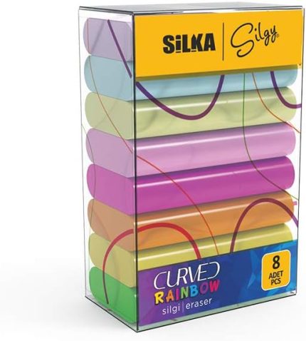 Curved Rainbow Silgi, 8'li, Sg.51