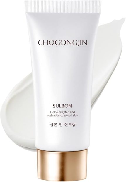 Yaşlanma ve Leke Karşıtı, Nemlendirici, Aydınlatıcı Güneş Kremi CHOGONGJIN Sulbon Jin Sunscreen