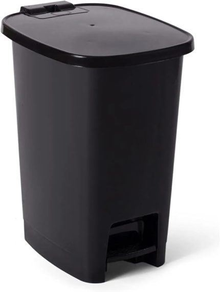 Collection Lüx Serisi Pedallı 25 Litre Çöp Kovası Siyah