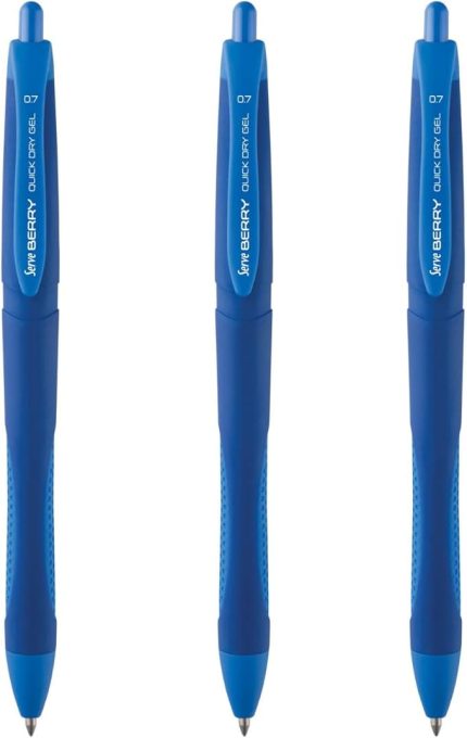 JEL KALEM BERRY 07 KOYU MAVİ 3LÜ SET