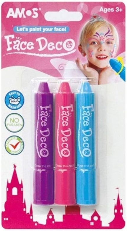 Fd5B3G Yuz Boyası 3'Lu Blister, 3 Renk Mpm