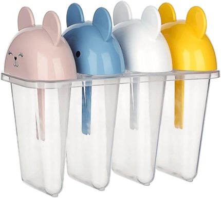 4'lü Kolay Şekillendirici Sevimli Çocuk Meybuz & Dondurma Kalıbı