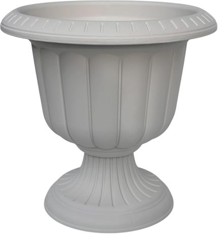 34 3 cm 9.8 Litre Dış Mekan Saksı Beyaz