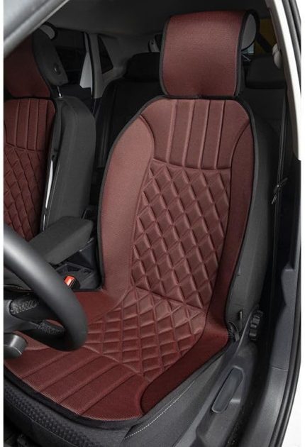 Tiggo 8 Pro Excellent ile Uyumlu Oto Koltuk Minderi Ön 2'li Set Elegance Bordo