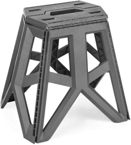 Life Çok Amaçlı Katlanabilir Büyük Boy Gri Tabure MIT1168