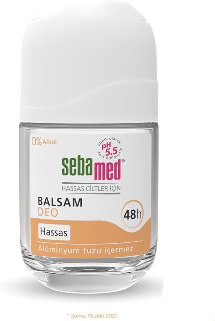 Hassas Ciltlere Özel 48 Saat Etkili Kadın Erkek Balsam Roll-On Deodorant 50ml