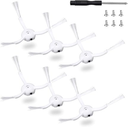 Xiaomi Roborock S8/S8 Plus/S8 Pro Ultra/S5 Max/S6/S60/S65/S5/S50/S51/S55 için Elektrikli Süpürge Yan Fırçalar Yedek Yan Fırçalar Xiaomi Roborock 6 adet için