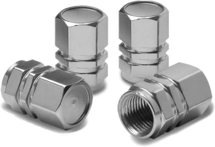 Hexagon Sibop Kapağı 4'lü Set Gümüş