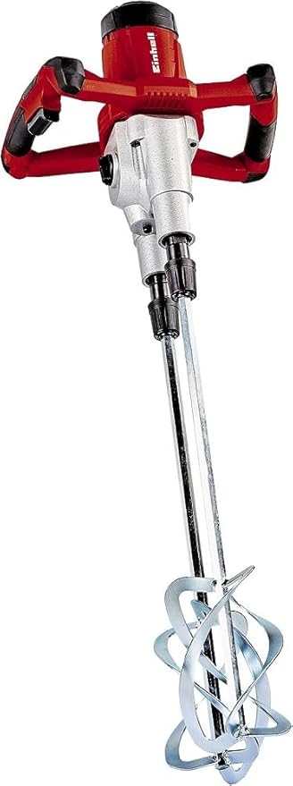 Boya ve Harç Mikseri TE-MX 1600-2 CE Twin (1.600 W, 2 vitesli dişli, karıştırıcılar, hız kontrolü, karıştırıcı tutucu, Ø120 mm 2 adet harç karıştırıcı dahil) - 4258561