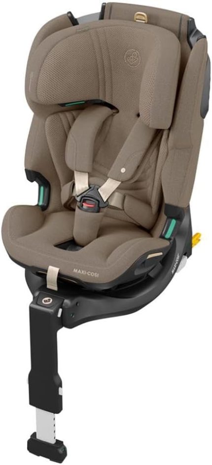 Emerald 360 Pro I-Size Dünyanın İlk Kızaklı, Araç Dışına Çıkabilen İsofix'li 360 Dönebilir Yatabilir 0-36 kg Bebek Oto Koltuğu Authentic Truffle