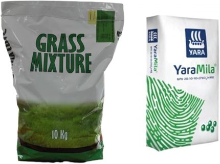 Karışım Çim Tohumu - 10 KG + Çim Gübresi - 10 KG