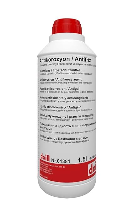 / -56 Derece Hazır Karışım 1.5 Litre Kırmızı Organik Antifriz - G12 (Üretim Yılı: 2026)