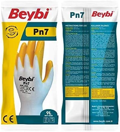 Pn7 iş eldiveni 12 Çift 9 Beden