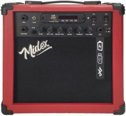 MGA-25RD Elektro Gitar Amfisi 25 Watt USB Bluetooth Şarjlı 2 Girişli