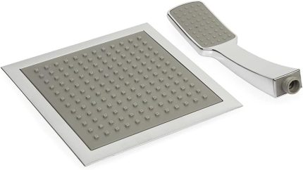 Quadro Model Banyo Tepe Duş Başlığı Başlık Kireç Kırıcılı Sistem (ikili Set)