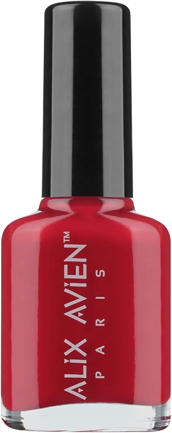 AVIEN Kırmızı Oje 16 - Yüksek Pigmentli Uzun Süreli Kalıcılık Hızlı Kuruma - Nail Lacquer 16