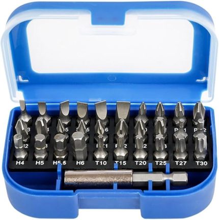 WP200513 31 Parça CR-V Vidalama Bits Uç Seti