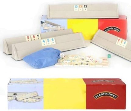 Plastik Okey Takımı Büyük Boy Seti Eser