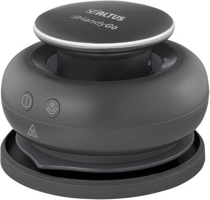 HandyGo AL 5533 A - 2’si 1 Arada Ütü ve Kırışık Giderici, Antrasit, 1400 W, Taşınabilir, Kompakt, Pratik ve Hafif