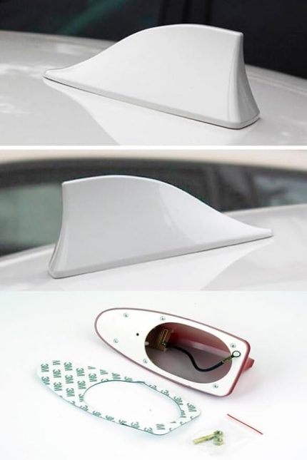 Her Araca Uygun Beyaz Shark Köpek Balığı Balina Tavan Anteni