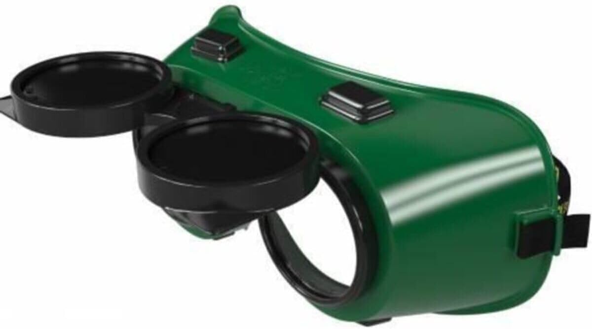 S502 Elektrik Kaynak Gözlüğü Siyah Cam - Görsel 2