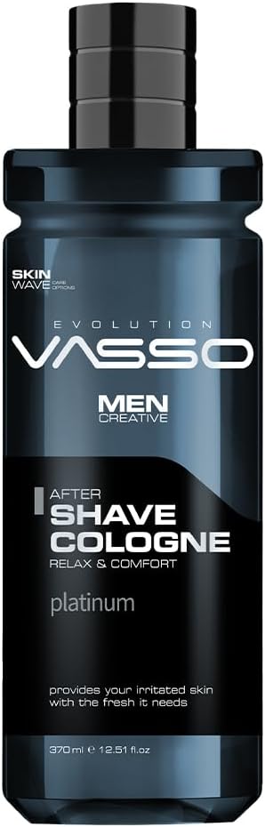 Profesyonel Tıraş Kolonyası | Gün Boyu Etkili Odunsu Kokulu | After Shave Cologne platinum 370 ml