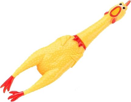 Home Çığlık Tavuk Oyuncak Sarı Kauçuk Squaking Tavuk Oyuncak Yenilik Ve Dayanıklı Kauçuk Tavuk Stres Giderici Yetişkinler Çocuklar Için Komik Güvenlik Oyuncak Evcil Hayvanlar (30 Cm)