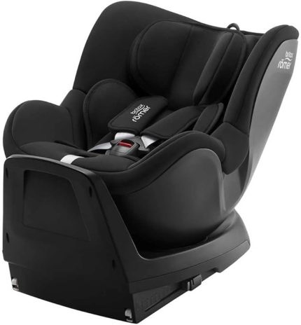RÖMER Dualfix Reboarder oto koltuğu, Yenidoğanlar için ek ve ISOFIX özelliği,40-105 cm i-Size, 0- 4 Yaş, Space Black
