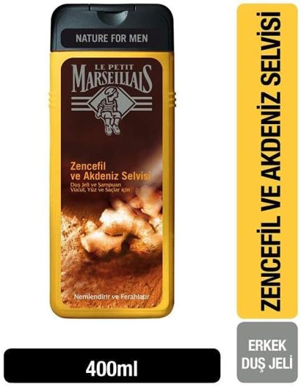 petit marseillais duş jeli men serisi zencefil & akdeniz selvisi (400 ml)