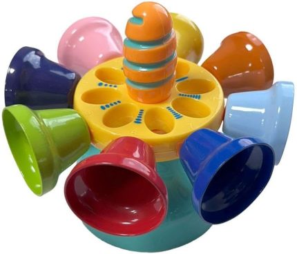 HB-40 Çocuklar İçin Eğitici Oyuncak EL Zil Seti 8 Notalı EL Zili Notalarla Ana Okulu