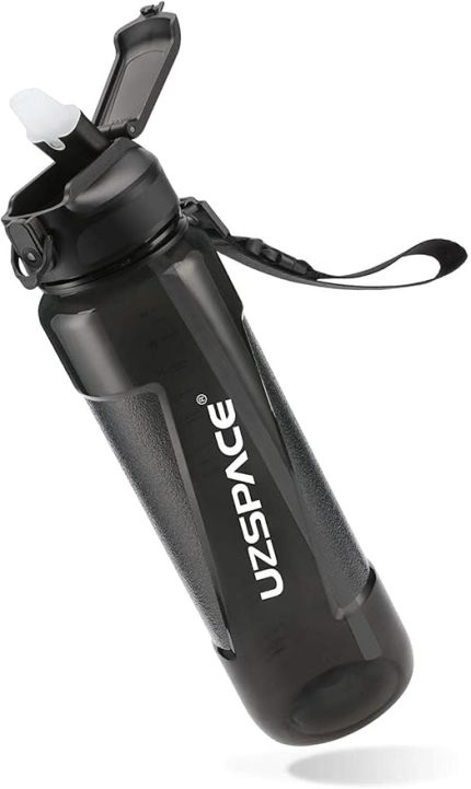 FiftyFifty PİPETLİ 850ml Tritan Su Matarası Siyah