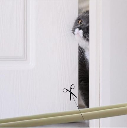 3 Adet Oluklu Kapı Altı Eşik Süngeri Soğuk Kesici Toz Rüzgar Önleyici Yalıtım Sağlayan Strafor