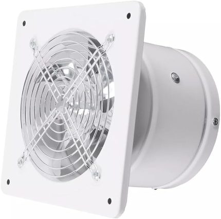 4 İnç Ekstraksiyon Fanı - 32W Motorlu Basitçe Sessiz Banyo Aspiratörü, Banyo Havalandırma Fanı Tuvalet Mutfak İçin Havalandırma Havalandırma Egzoz Fanı