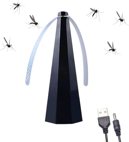 Masalar Için Fly Fanlar - Fly Table Spinner | Otomatik Sinek Fanı Şarj Edilebilir Sinek Gıda Fanı Kablolu | 360 Derece Dönen Dış Mekan Masaları Fly Fanları | Mutfak Kampı Için Sineği Spinner