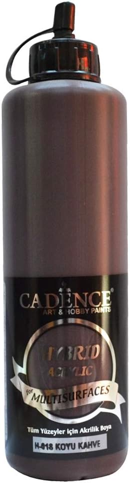 Hybrid Multisurface Akrilik Boya 500 ml H-018 Koyu Kahve