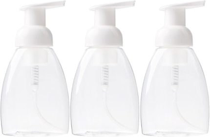 pompa dağıtıcı, doldurulabilir pompa boş şişe 10,5 oz (300 ml), plastik, 3 adet