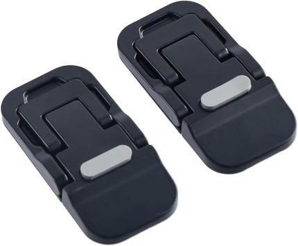 Tablet-Laptop-Klavye Standı, Bilgisayar Klavyesi Yükseltici Standı, 2 Adet, Siyah, Plastik,