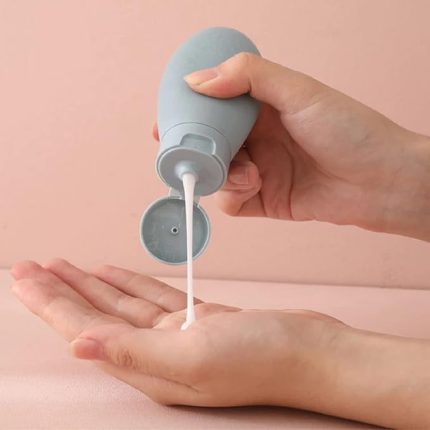 3 Adet Çok Amaçlı Seyahat Tipi Doldurulabilir Krem Şampuan Şişe Seti Krem Kutusu