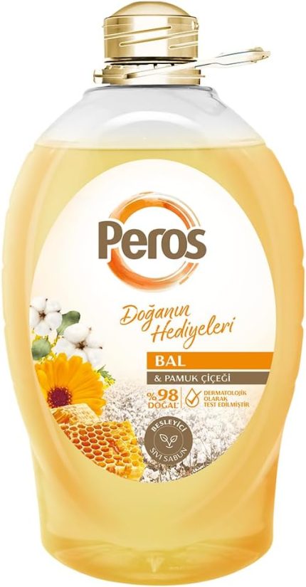 Doğanın Hediyeleri Bal & Pamuk Çiçeği Sıvı Sabun 3000 G